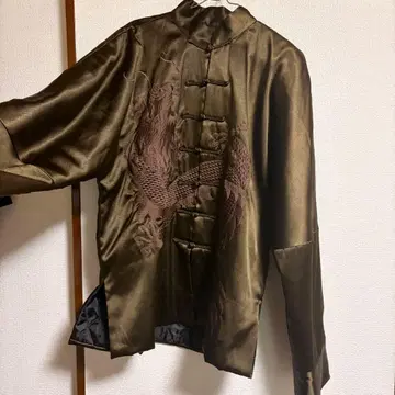 레어 드래곤 자수/차이나 코튼 자켓 y2k