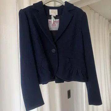 Harris Tweed 테일러드 자켓 네이비