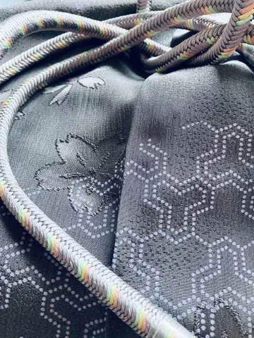 순수 실크 오비 장식 천