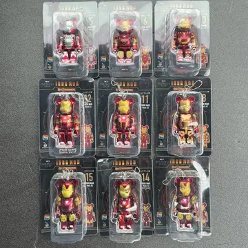 아이언맨 베어브릭 피규어 세트