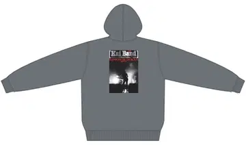 Kai Band 50주년 무도관 굿즈 백 프린트 후드티 그레이