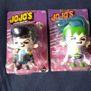 죠죠의 기묘한 모험 히가시카타 죠스케 키시베 로한 피규어 2체 세트