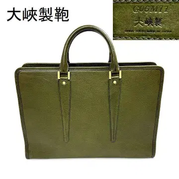 미사용품 오오바세이호 일본제 고급 가죽 브리프 케이스 정가 143000엔