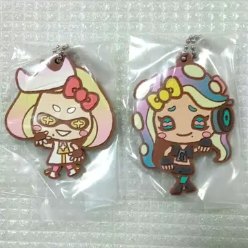 스플래툰 2 산리오 캐릭터즈 히메 이이다 고무 마스코트 2개 세트 2