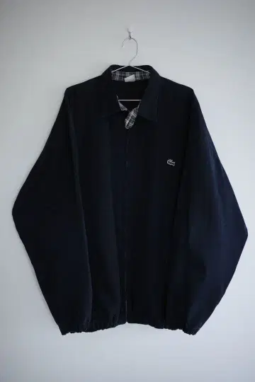 VINTAGE Lacoste 네이비 집업 자켓