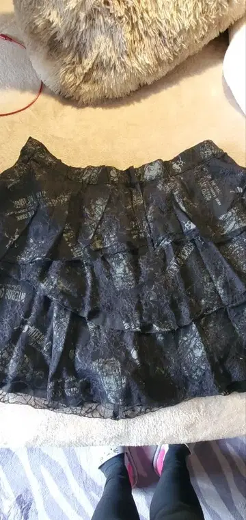 스커트 고스로리 펑크 빅 사이즈