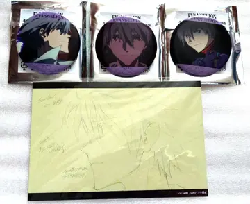 에반게리온 캔뱃지 엽서 나기사 카오루