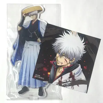 은혼 사카타 긴토키 최애 여행 아크릴 스탠드 애니메이트 특전 스퀘어 카드