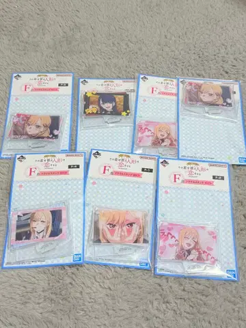 제일복권 그 비스크 돌 F상 아크릴 스탠드 7종 세트