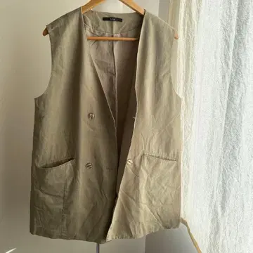 베스트 베이지 거의 미사용 프리 사이즈