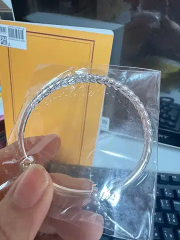 실버999 뜨개질 디자인 키링