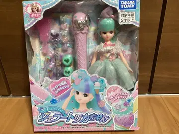 반짝반짝 컬러 체인지 젤라토 리카짱 옷 갈아입기 소꿉놀이 완구