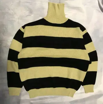 00s 보더 니트 터틀넥 그런지 펑크 Y2K 구제 의류