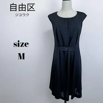 [ a2288 ] 자유구 슬리브리스 롱 포멀 원피스 38 블랙