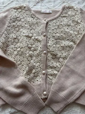 미사용 새상품 LIZ LISA 핑크 가디건