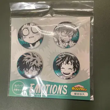 나의 히어로 아카데미아 EMOTIONS 캔뱃지 세트 미도리야 이즈쿠