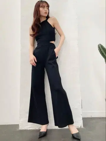 GYDA 백 ZIP 골지 올인원