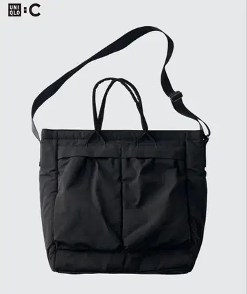 미사용 유니클로C 2WAY 유틸리티 백 블랙