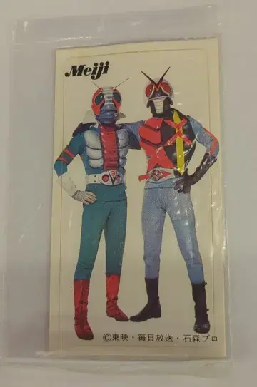 메이지 제과 덤 씰/메이지 가면라이더 초코볼 X 라이더/V3/어깨 맞대기