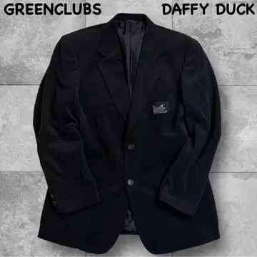 GREENCLUBS 코듀로이 블랙 DAFFY DUCK 빈티지