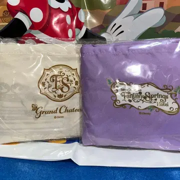 Disney 판타지 스프링스 호텔 그랑 샤토 에코백 2개