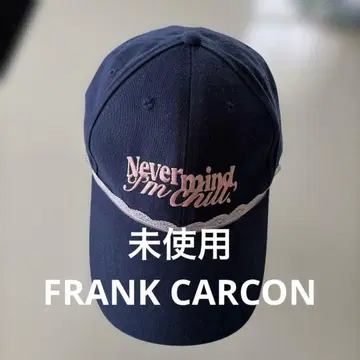 [ 미사용 ] FRANK CARCON 레이스 포함 캡 모자