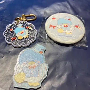 산리오 턱시도샘 스위트 케이크즈 스티커 키링 캔뱃지