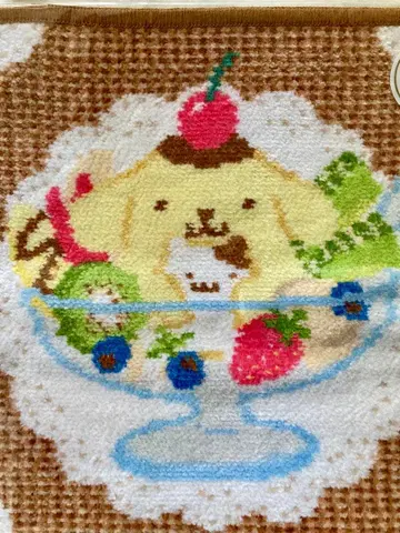 폼폼푸딩 페이 콜라보 손수건 완판템