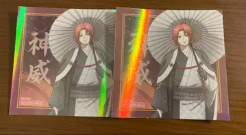 은혼 팝업 아키하바라 동백꽃 특전 홀로그램 스티커 카무이 x 2