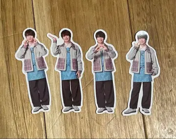 패밀리 클럽 스토어 앰버서더 플레이크 씰 후지와라 죠이치로 4종 세트