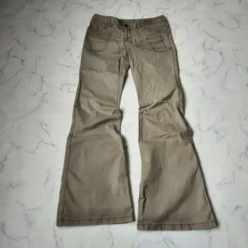 00s [archive] flare cargo pants 아열대 Y2K