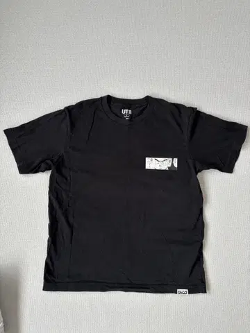 UT 블랙 T셔츠 S사이즈 코믹스 프린트
