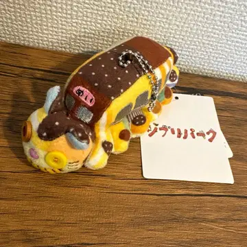 지브리 파크 한정판 고양이 버스 봉제 인형 키링 새상품 택 포함