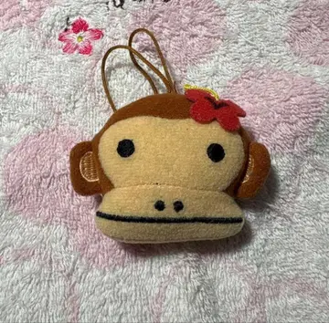 레트로 블루크로스 키링 마스코트