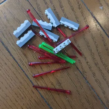 LEGO 블록과 낚싯대 세트