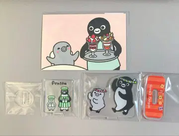 [ Suica 펭귄 ] Suica의 펭귄 아크릴 스탠드 엽서 세트