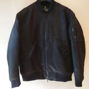 UNIQLO 질 샌더 그레이 하이브리드 다운 오버 사이즈 MA-1 L