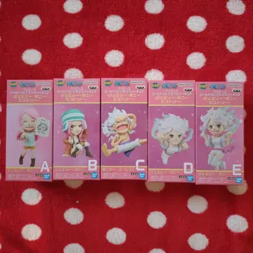 원피스 월드 컬렉터블 피규어 주얼리 보니 히스토리 전 5종