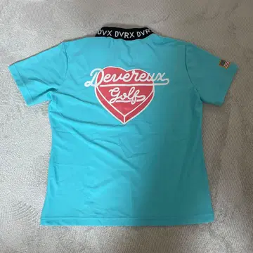 미사용 새상품 DEVERAUX 골프 셔츠 M 스카이블루