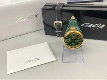 GaGa Milano 가가 밀라노 플랫42 가죽 손목시계