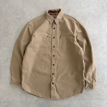 90~00s 엘엘빈 덕 원단 워크 셔츠 구제 의류