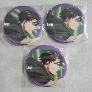 진격의 거인 세계 육상 캔뱃지 리바이 3개