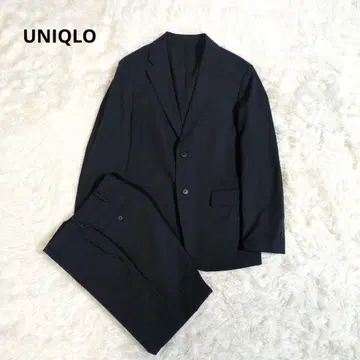 유니클로 셋업 수트 감동 자켓 감동 팬츠 네이비 2023