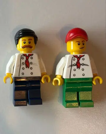 LEGO 미니 피규어 셰프 2개