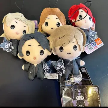 라운드원 한정판 LUNA SEA x KUROMI 마스코트 전 5종 세트