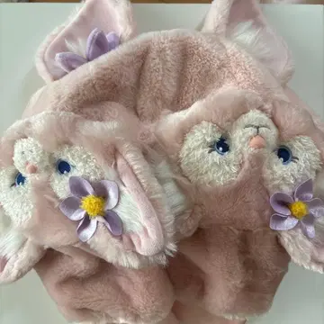 리나벨 캡 장갑 세트 모자 디즈니씨