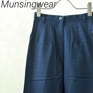 Munsingwear ZYXON 와이드 팬츠 포켓 부착 캐주얼