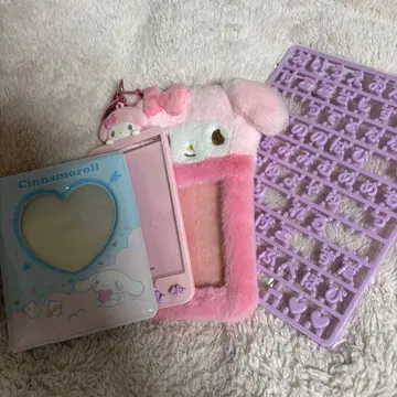 산리오 마이멜로디 시나모롤 덕질 트레이딩 카드 케이스 세트