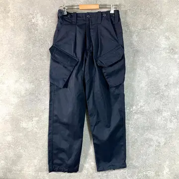 새상품급 WAIPER ROYAL NAVY 카고 팬츠 네이비 와이드