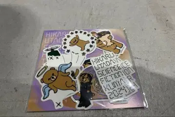 우타다 히카루 SCIENCE FICTION 곰돌이 스티커 세트 스티커